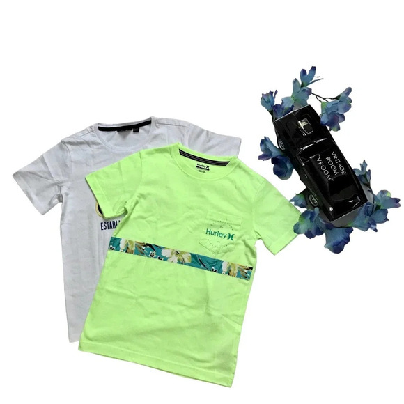 Hurley and Guess NWOT Shirt Bundle Boys 8-10 Yrs - Picture 1 of 9